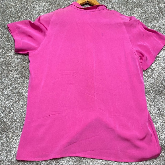 Vintage Christian Dior Hot Pink Button Down - Picture 4 of 5